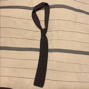 Black Knit Tie